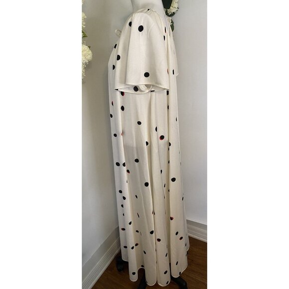 Sterling Sophisticates Vtg House Coat Dress MuMu Lounger Granny Robe Maxi Sz M - Picture 13 of 16